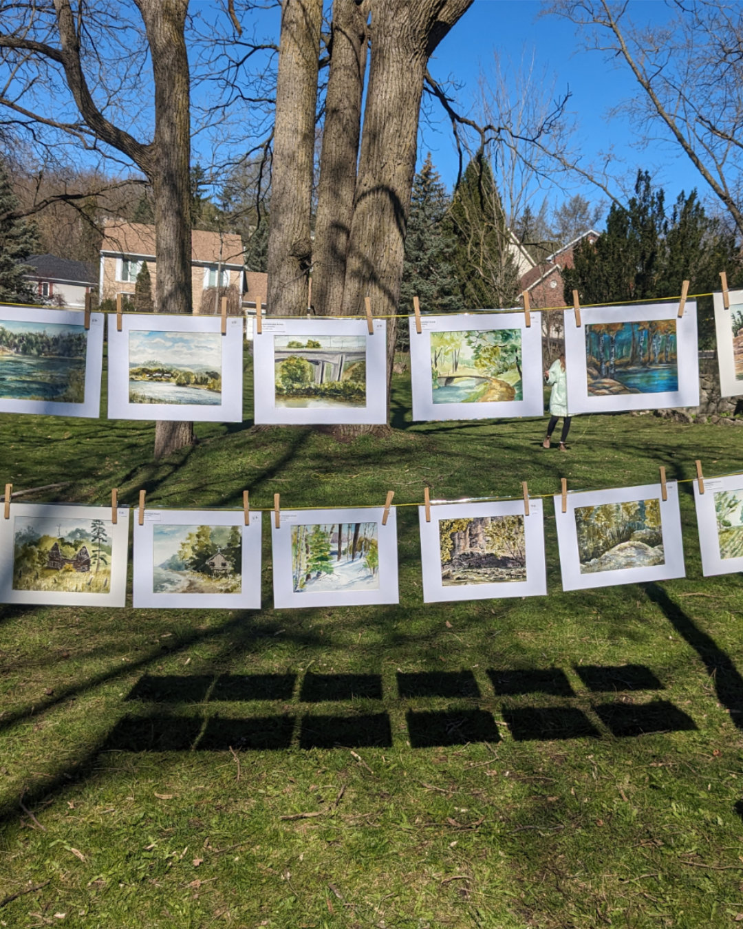 August Clothesline Art Sale